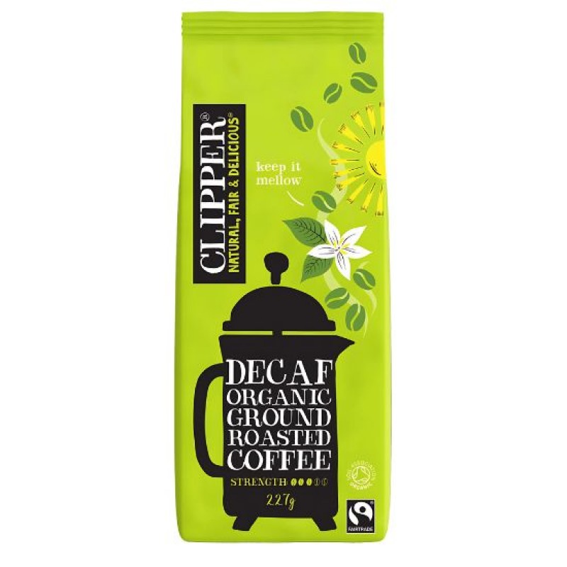 Clipper Fairtrade Βιολογικός Καφές Χωρίς Καφε΅΄ΐνη 'Decaf' (227gr)  